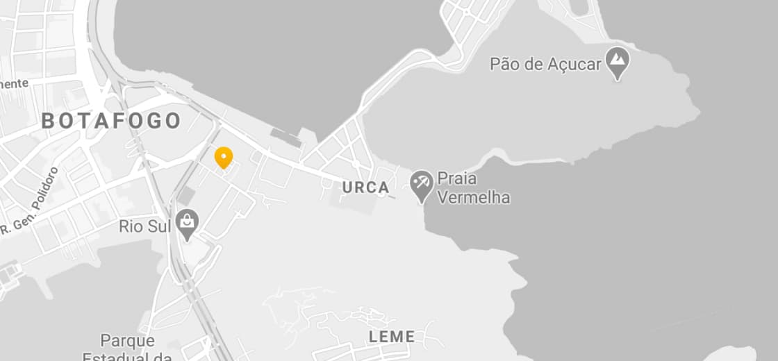 Mapa da localição da loja Bikcraft no Rio de Janeiro